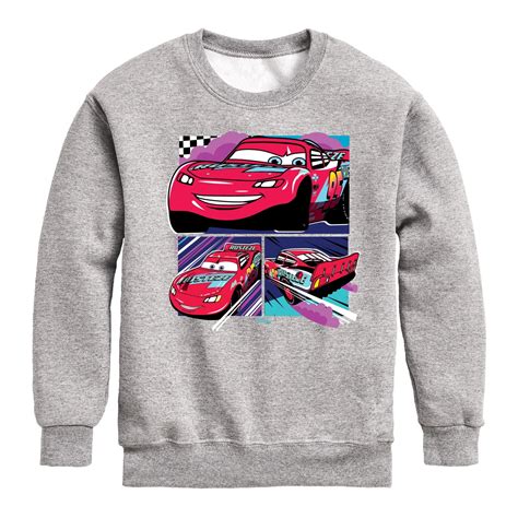 Cars - Lightning Mcqueen Finish Line - Toddler & Youth Crewneck Fleece ...