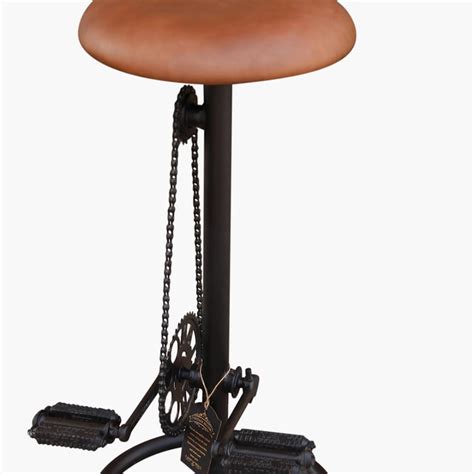 Buy Vintage Black Metal Bar Stool - 80x38cm from Home Centre at just ...