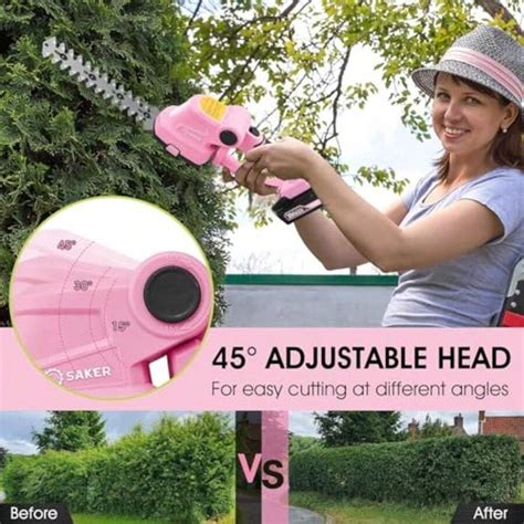 20V Cordless Electric Sub Trimmer Grass Shears Handheld Garden Lawn ...