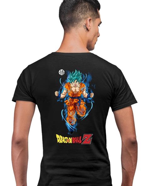 Buy Men's Black Dragon Ball-Z Graphic Printed T-shirt Online at Bewakoof