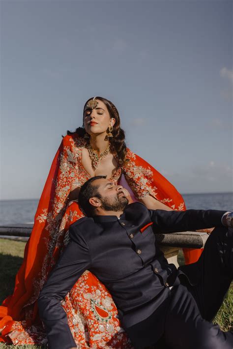 This bride wore six bespoke Anamika Khanna looks for her wedding ...