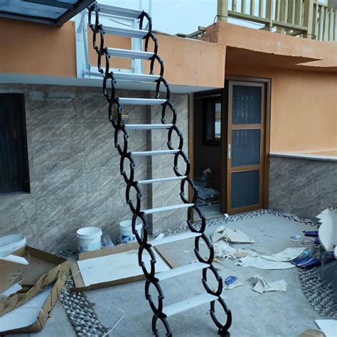 Folding Attic Ladder Pull Down System 12 Steps, India | Ubuy