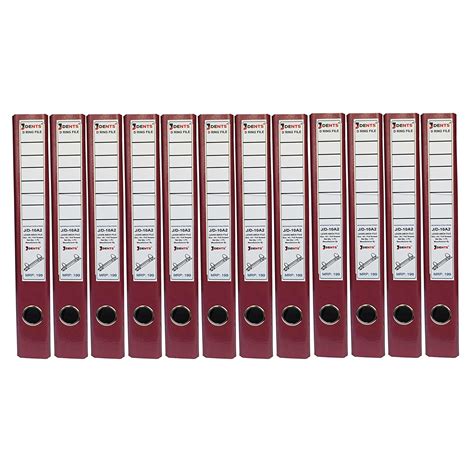 JDENTS® Office 2D Ring Box File Folder Cover, Folder for Certificate ...