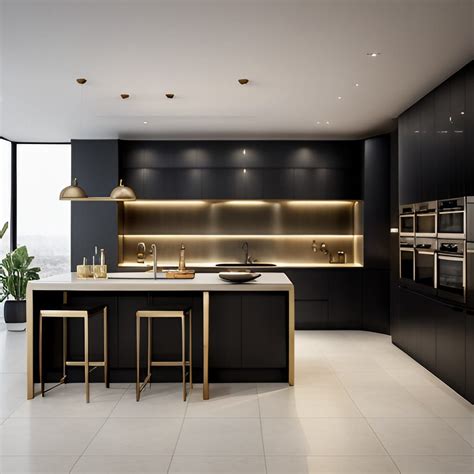 Black And Gold Kitchen Designs at Piper Moyer blog