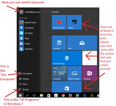 Image result for Start Menu Colour