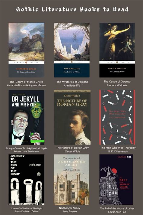 Gothic Literature Books to Read