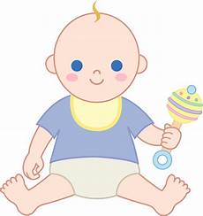 Free Clipart Of Baby by Baby Boy With Rattle Free Clip Free Clipart Of Baby