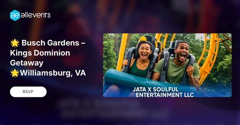 🌟 Busch Gardens – Kings Dominion Getaway 🌟Williamsburg, VA, Busch ...