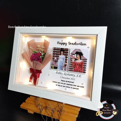 Promo FRAME 3D 34 X 24 CM BINGKAI KADO ANNIVERSARY PERNIKAHAN WISUDA ...