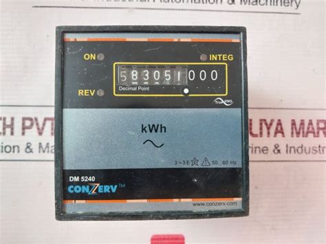 Conzerv Dm 5240 Series Electronic Energy Meter – Aeliya Marine