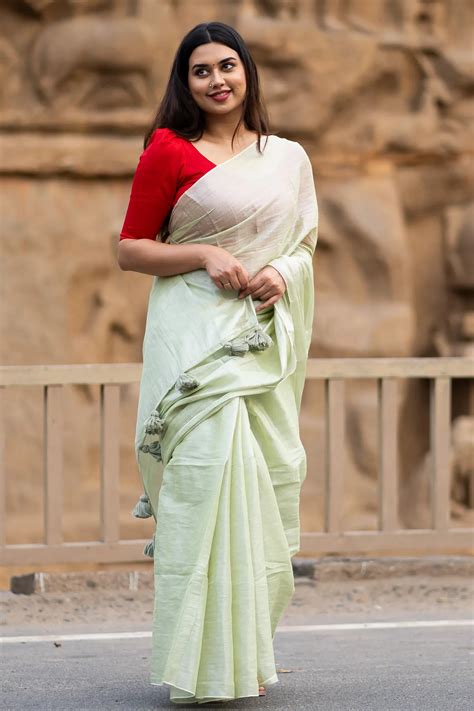 Silver Party Wear Sarees | Tissue Cotton Saree - I Love Sarees
