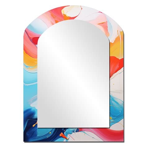 Dakota Fields Blue an pink paint storm I - Liquid Ink Asymmetrical ...