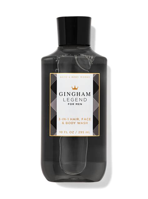 Gingham Legend 3-in-1 Hair, Face & Body Wash - Mens | Bath & Body Works