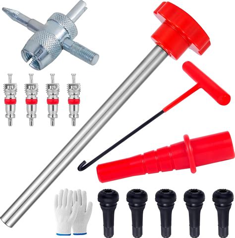 Amazon.com: Quick Change Tire Valve Tool Kit,Tire Valve Stem Core Quickly Replacement Tool Kit ...