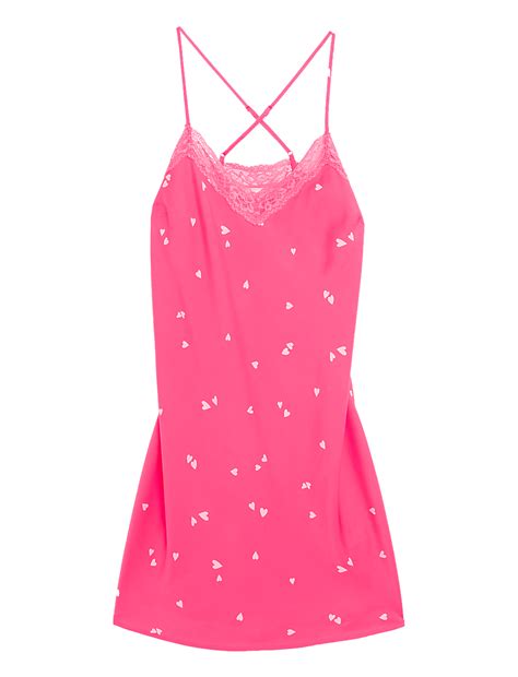 Buy Dream Satin™ Printed Chemise at Marks & Spencer