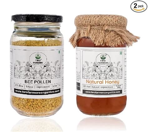 Multifloral Honey and Bee Pollen Grains | Natural Superfood | (200gm G
