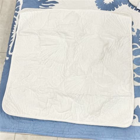 【寝具】枕カバー ホワイト 白 キルト シェル シェル柄 寝具 ベッド 海外品 インポート 海外雑貨 ハワイ HAWAII おしゃれ ...