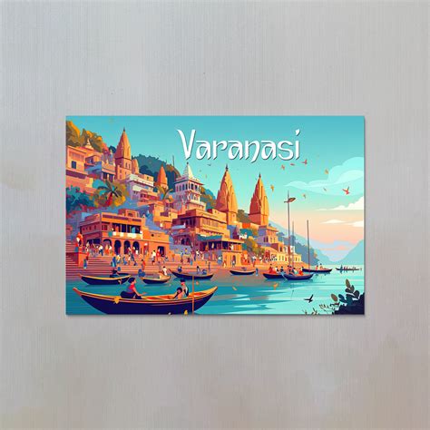 Varanasi Fridge Magnet – Inksane Prints