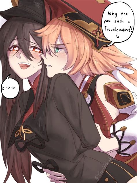 Hu tao x Yanfei | Лесбийские пары, Юри, Милые рисунки