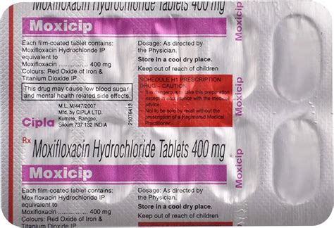 MOXICIP 400 TAB - Curifyme