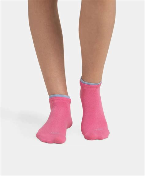 Buy Compact Cotton Stretch Solid Low Show Socks with Stay Fresh ...