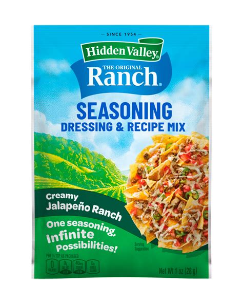 Creamy Jalapeño Ranch Mix | Hidden Valley® Ranch