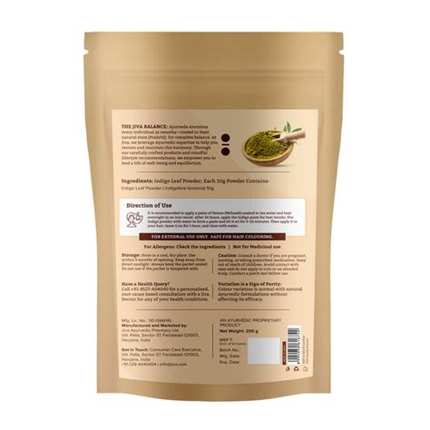 Herbal Indigo Leaf Powder for Rich Color, Shine & Healthy Hair ...