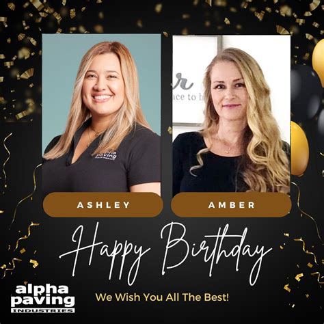 Alpha Paving Industries LLC on LinkedIn: Happy Birthday to two special ...