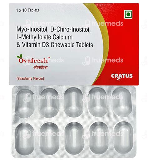 Ovafresh Strawberry Chewable Tablet 10 - Uses, Side Effects, Dosage ...