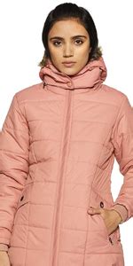 Buy Qube By Fort Collins Women's Parka Hoodie (638 SMU_Coffee Brown_XXL ...