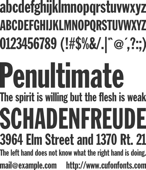 Franklin Gothic Font : Download Free for Desktop & Webfont