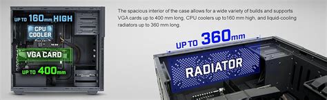 Rosewill ATX Mid Tower Gaming Computer Case, Supports up to 460 mm long ...