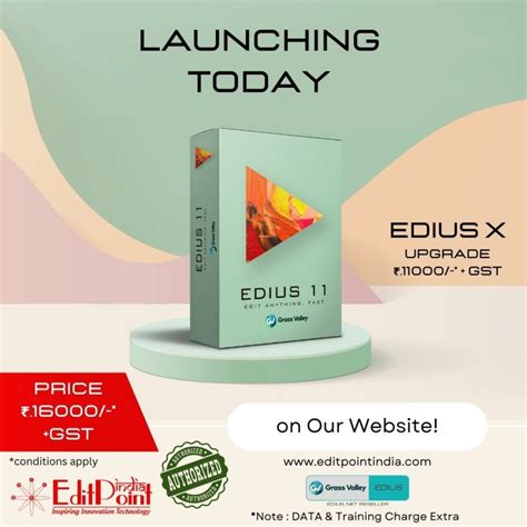 ఈరోజు ఆటహాసంగా ప్రారంభమై EDIUS 11 యొక్క పూర్తి వివరాలు - PhotoSpot ...