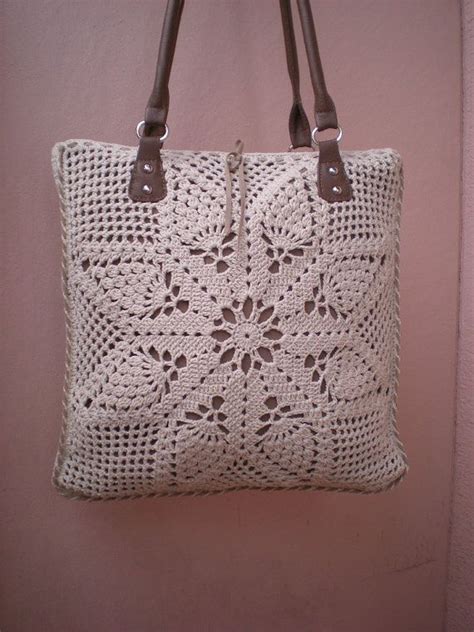 Crochet Bag Patterns, Pineapple Bag Crochet Pattern, DIY Crochet Bag ...