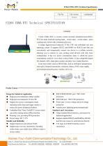 F2264 CDMA RTU Technical SPECIFICATION - Xiamen Four-Faith ...