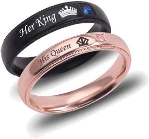 impression Stainless Steel Titanium Plated Ring Price in India - Buy ...