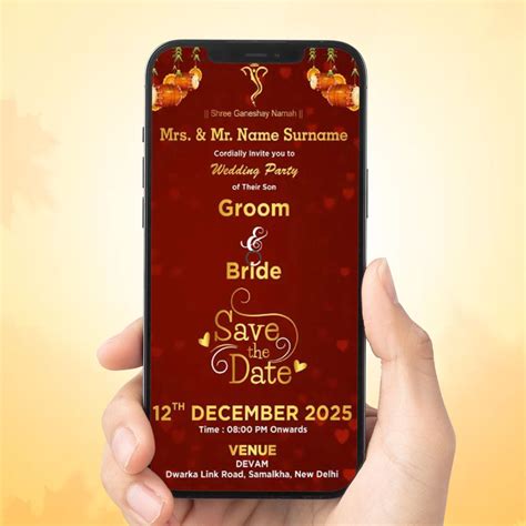 Punjabi Sikh Wedding Invitation | Digital E-Card | W-14 – VideoGiri