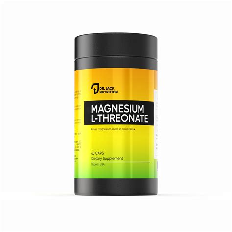 MAGNESIUM L-THREONATE - Vit and Minerals | Dr Jack Nutrition