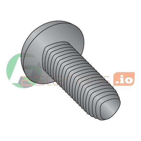 Newport Fasteners Thread Forming Screw, #10-32 x 1/2 in, Black Zinc ...