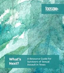 March Newsletter from Governor Abbott's Sexual Assault Survivors' Task ...