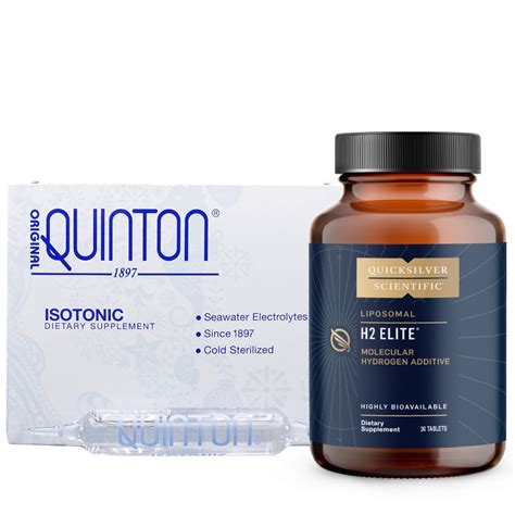 Buy Quicksilver Scientific Hydration Set - H2 Elite Molecular Hydrogen ...