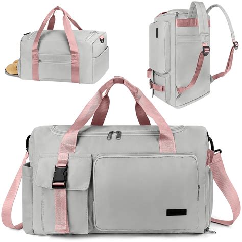 Gynky Duffel Bag 4 in 1 Travel Backpack Duffle Bag Weekender Bags for ...