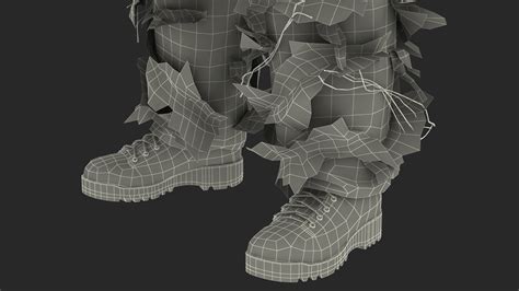 3D Sniper in Ghillie Suit Rigged for Maya model | 3D Molier International