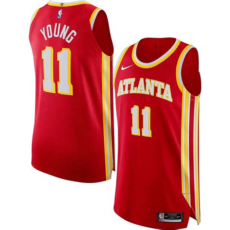 Nike Trae Young Atlanta Hawks Authentic Jersey - Icon Edition | Academy