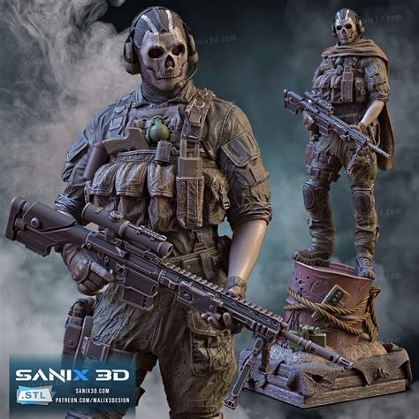 GHOST ( Call Of Duty ) Figure 2026 - Free Daz 3D Models