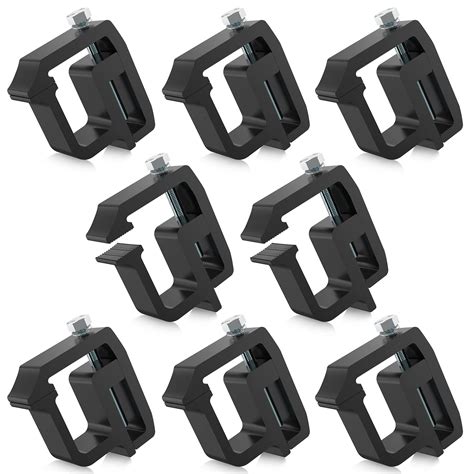 Snapklik.com : Moveland 8 PCS Camper Shell Clamps - Heavy Duty Truck Topper Clamps - No Drilling ...