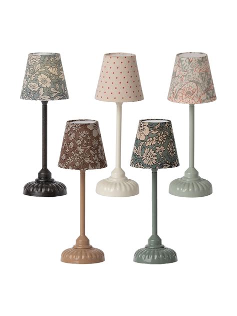 Maileg Vintage Floor Lamp - Mint | Floor lamp, Small bedside table ...