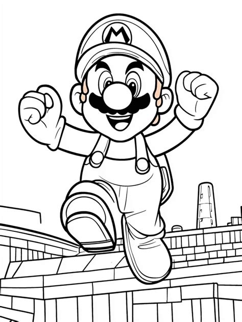 Evil Mario Coloring Pages 的图像结果