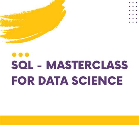 SQL - Masterclass For Data Science | FinTech Mentor