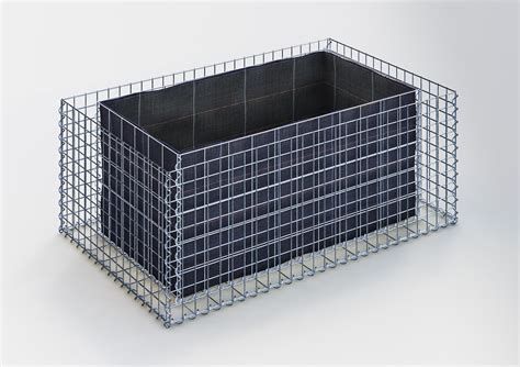 Jardin surélevé en gabion, 130 cm x 50 cm x 80 cm (L x H x P), taille ...